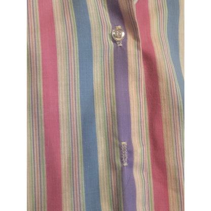 Candy striper button front shirt (1980s)