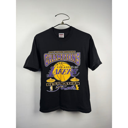 Vintage 2004 Los Angeles Lakers Western Conference "Lucky Shot" tee, L