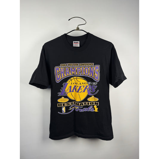 Vintage 2004 Los Angeles Laker NBA Western Conference Lucky Shot Shirt L 22x29