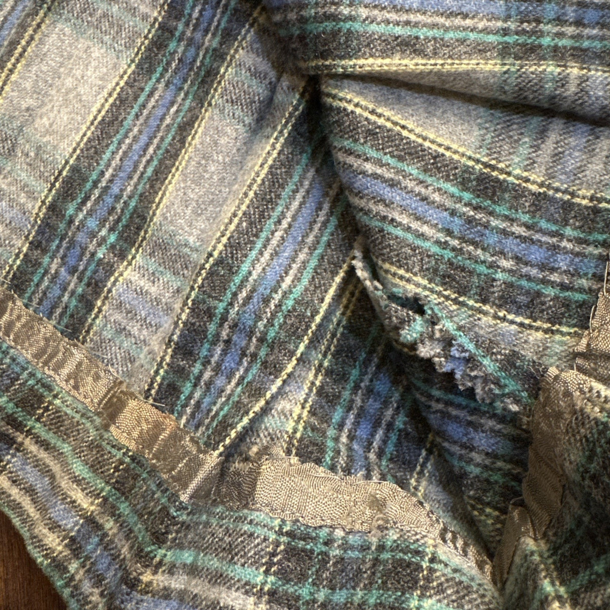 Vintage 1950s Summit of Boston tartan wool pleated skirt, XS (25 in)