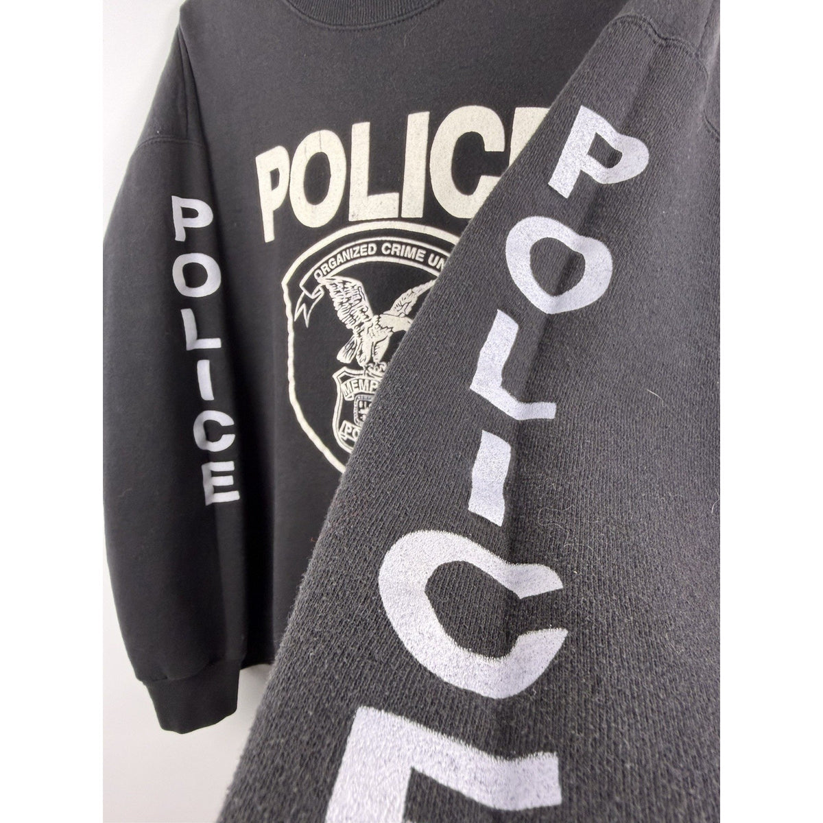 Vintage 1990s Memphis Police Organized Crime Unit crewneck, Lee, XL