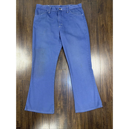 Vintage 70s Sears Jeans Joint bell bottom flares, Scovill zip, 36x28