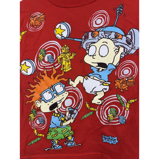 Vintage 1997 Nickelodeon Rugrats Chuckie Tommy Big Graphic (5-6) Medium 15x18