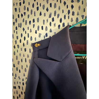 Let's get nautical, Gus Mayer navy trench coat (1970s)