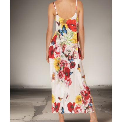 Wrap Up By VP Bouquet Chemise Medium Slip Dress