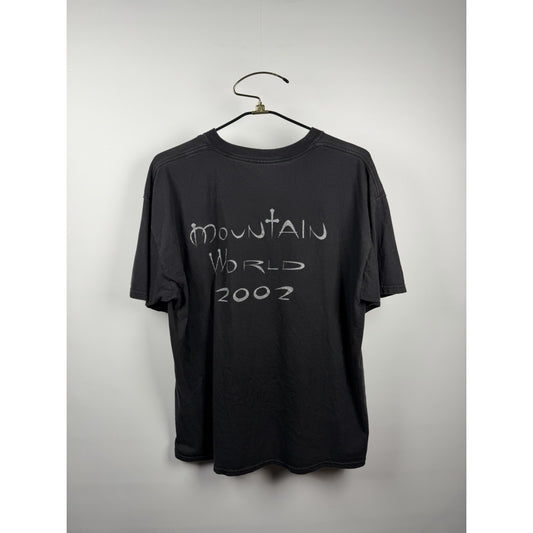 Vintage 2002 Mountain Band Shirt Mystic Fire Mountain World Tour XL 24x29