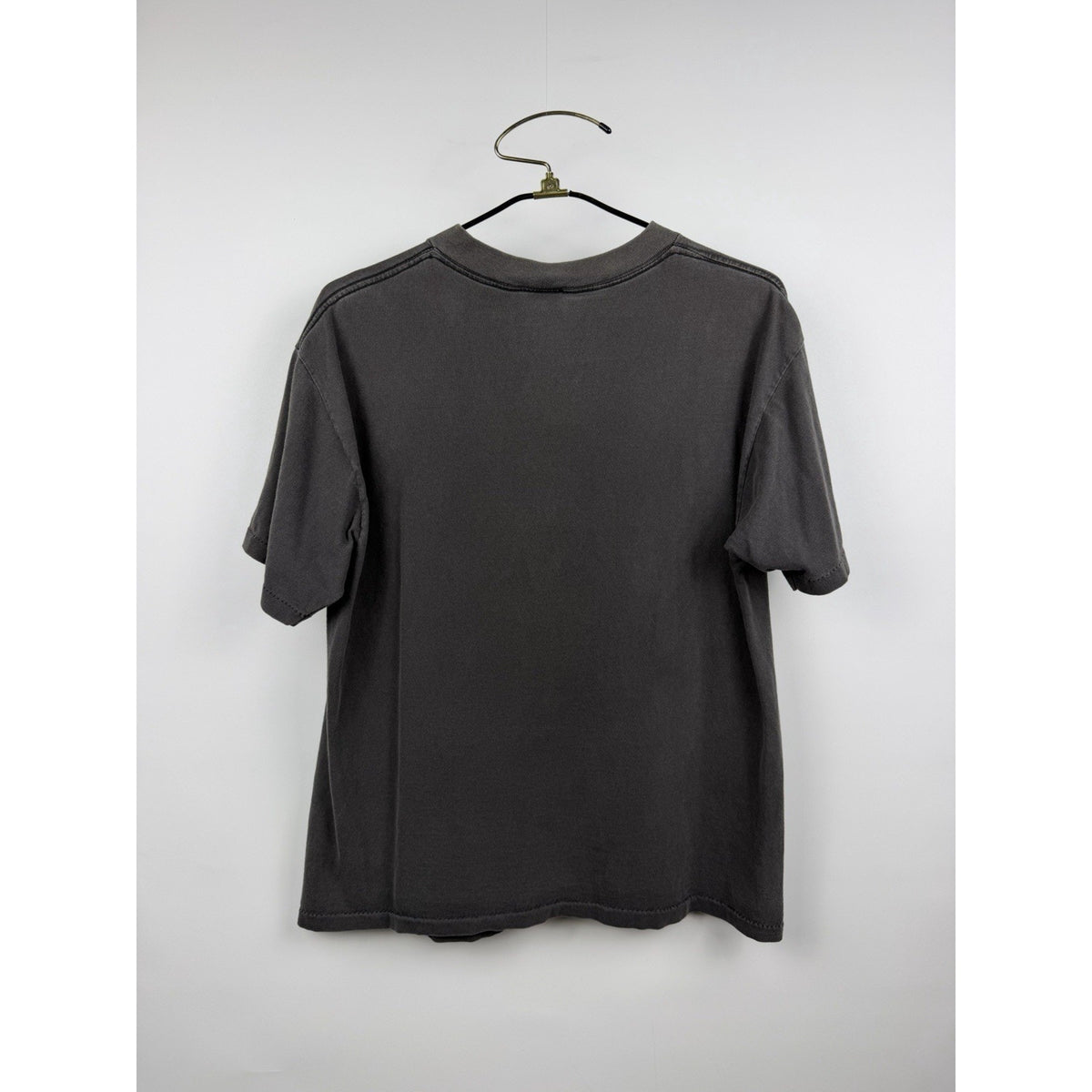 Vintage 90s Fashion Victim wolf tee, heavy fade, single stitch, L