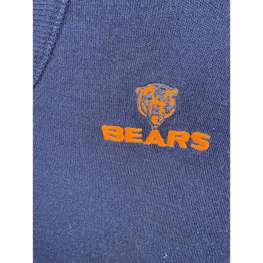Vintage 70’s Chicago Bears Garan NFL Navy Blue Pullover Sweater Medium 20x25