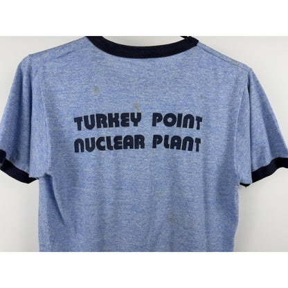 Vintage 70’s A Little Nukie Never Hurt Anyone Ringer Turkey Point Plant L 19x25