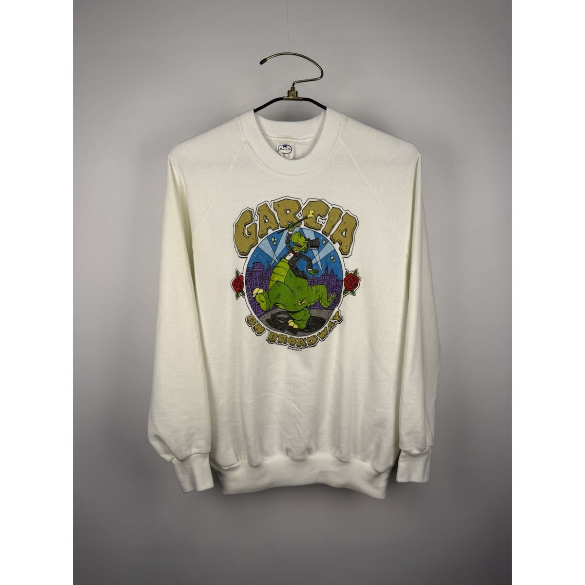 Vintage 1987 Garcia on Broadway crewneck sweatshirt, Anvil, XL
