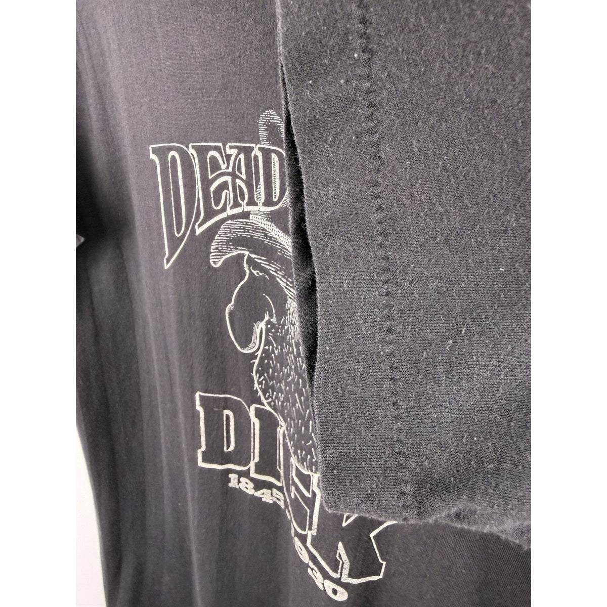 Vintage 80s Deadwood Dick gooner tee, soft and thin, Screen Stars, XL