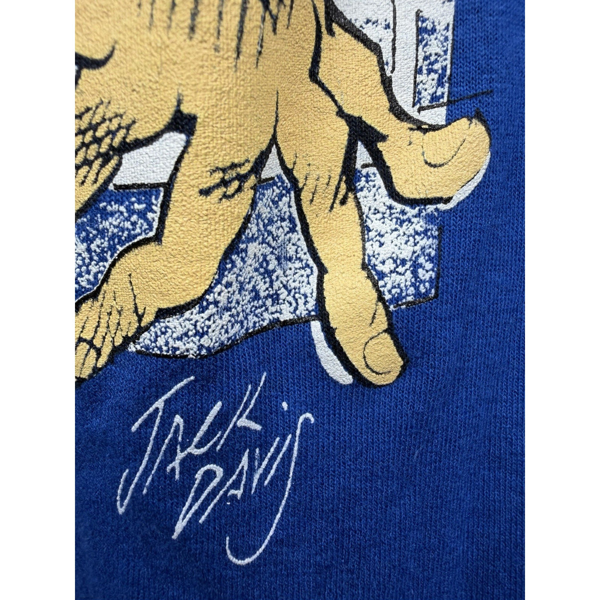 Vintage 1991 New York Mets Jack Davis caricature art tee, M
