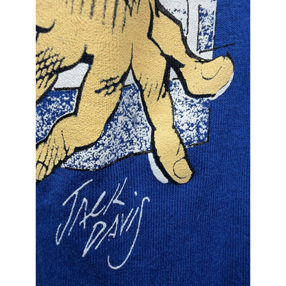 Vintage 1991 New York Mets Jack Davis caricature art tee, M