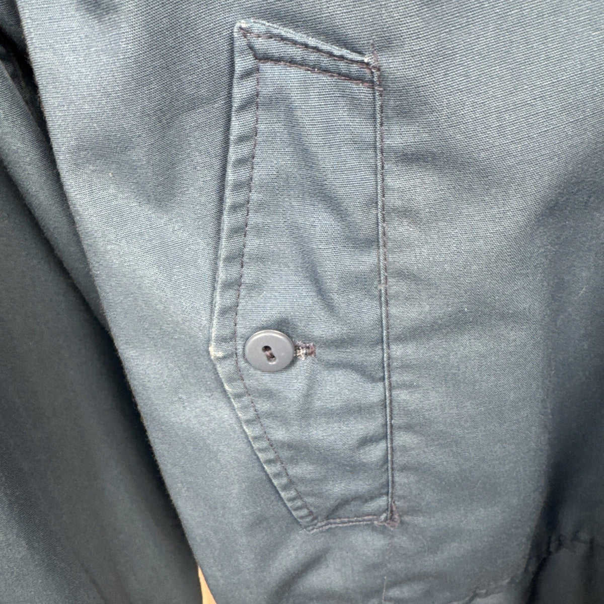 Blue Vintage Bomber Jacket Lightweight Large 1970s