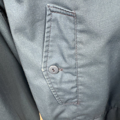 Blue Vintage Bomber Jacket Lightweight Large 1970s