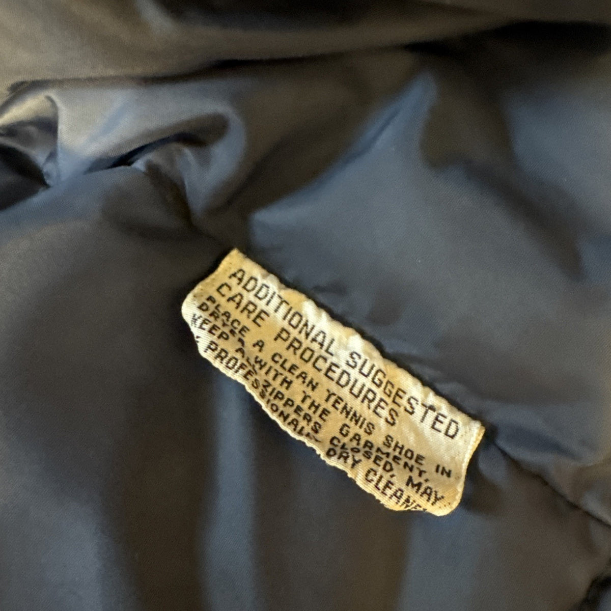 Vintage Sears Roper Western Down Blue Puffer Coat Men's Sz Small 34-36