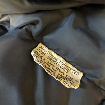 Vintage Sears Roper Western Down Blue Puffer Coat Men's Sz Small 34-36