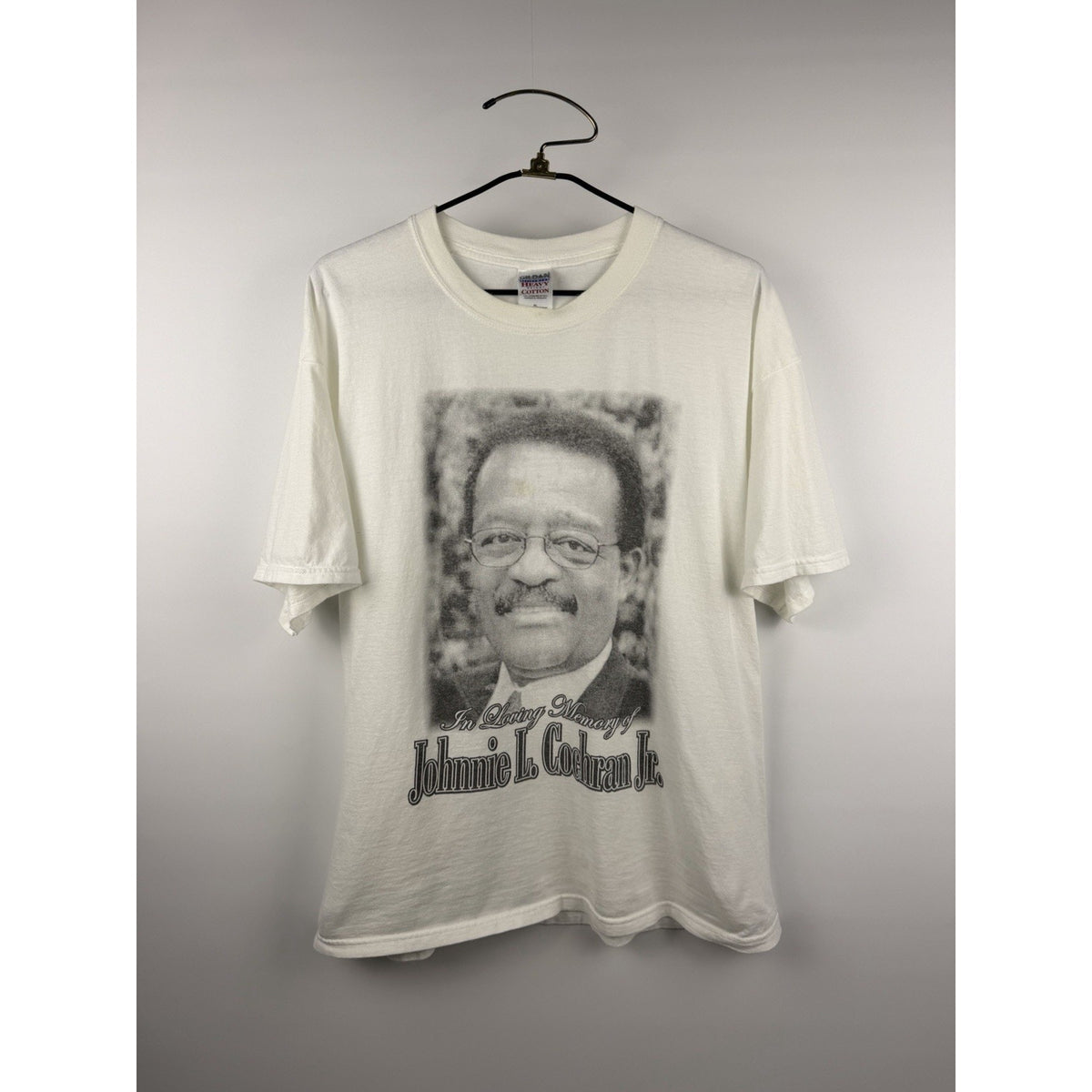 Vintage 2005 Johnnie Cochran Jr. Memorial Tee OJ Simpson Trial Rare XL 24x29