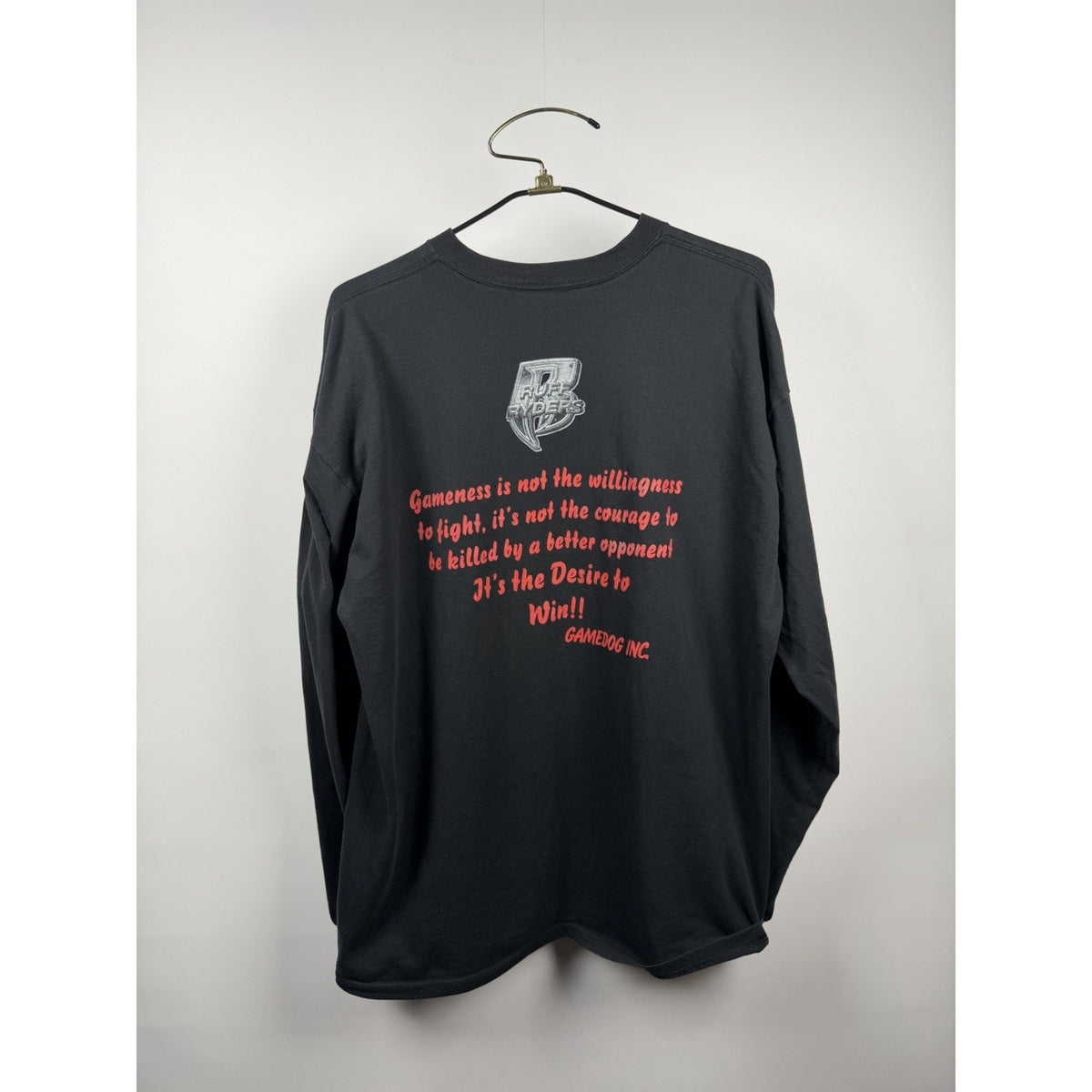 Vintage 90s Gamedog Inc pre Ruff Ryders DMX long sleeve tee, XL