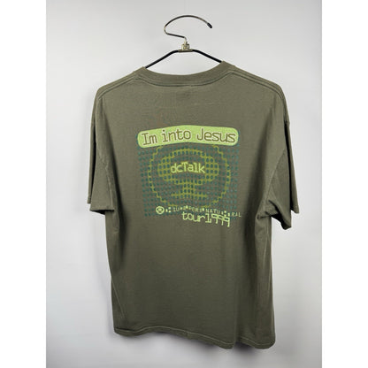 Vintage 1999 DC Talk Supernatural tour tee, glitter print, Anvil, XL