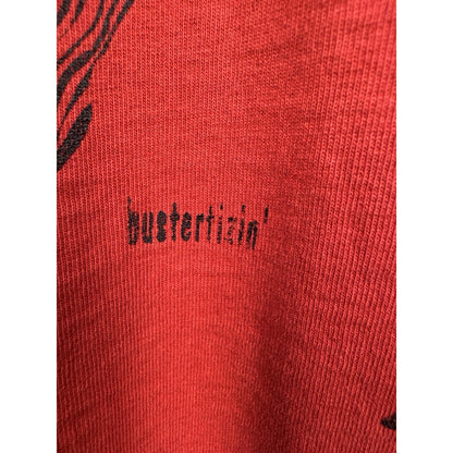 Vintage 90s Atlanta Bustertizin' culture tee, African art, Jerzees, XL