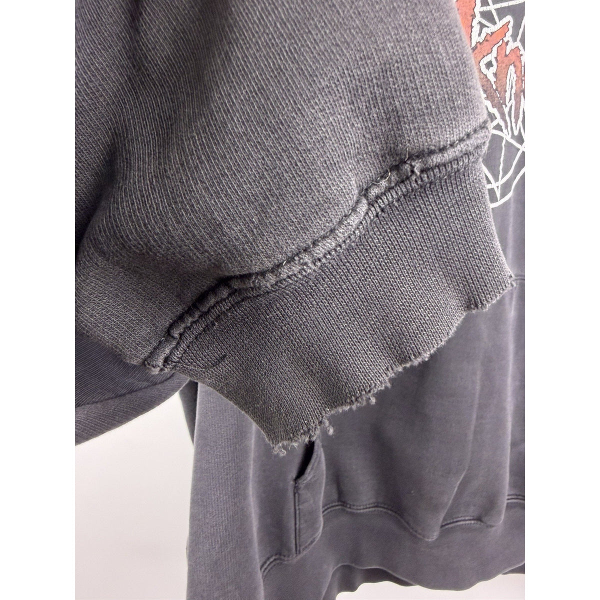 Slipknot pullover distressed hoodie, Iowa era nu metal, 2002, L