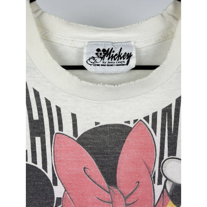 Vintage 90’s Disney Hip Hop Minnie Mouse AOP All Over Print Jerry Leigh XL 24x30