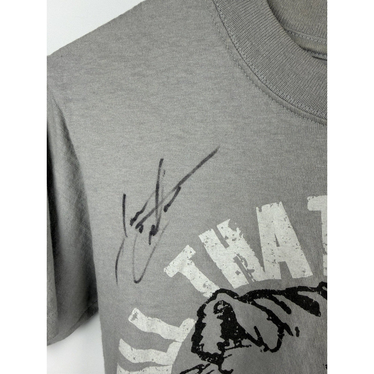 All That Remains signed metalcore band tee, Anvil, S