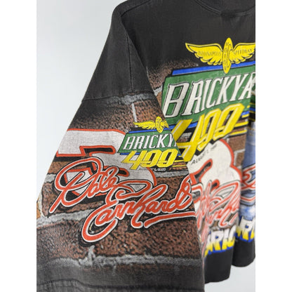 Vintage 1998 Dale Earnhardt Brickyard 400 all over print tee, XL