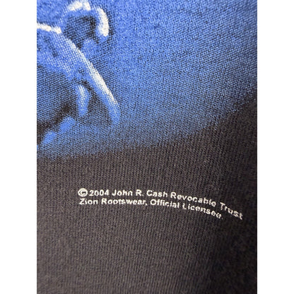 Vintage 2004 Johnny Cash At San Quentin Prison Double Sided Shirt Zion 2XL 25x31