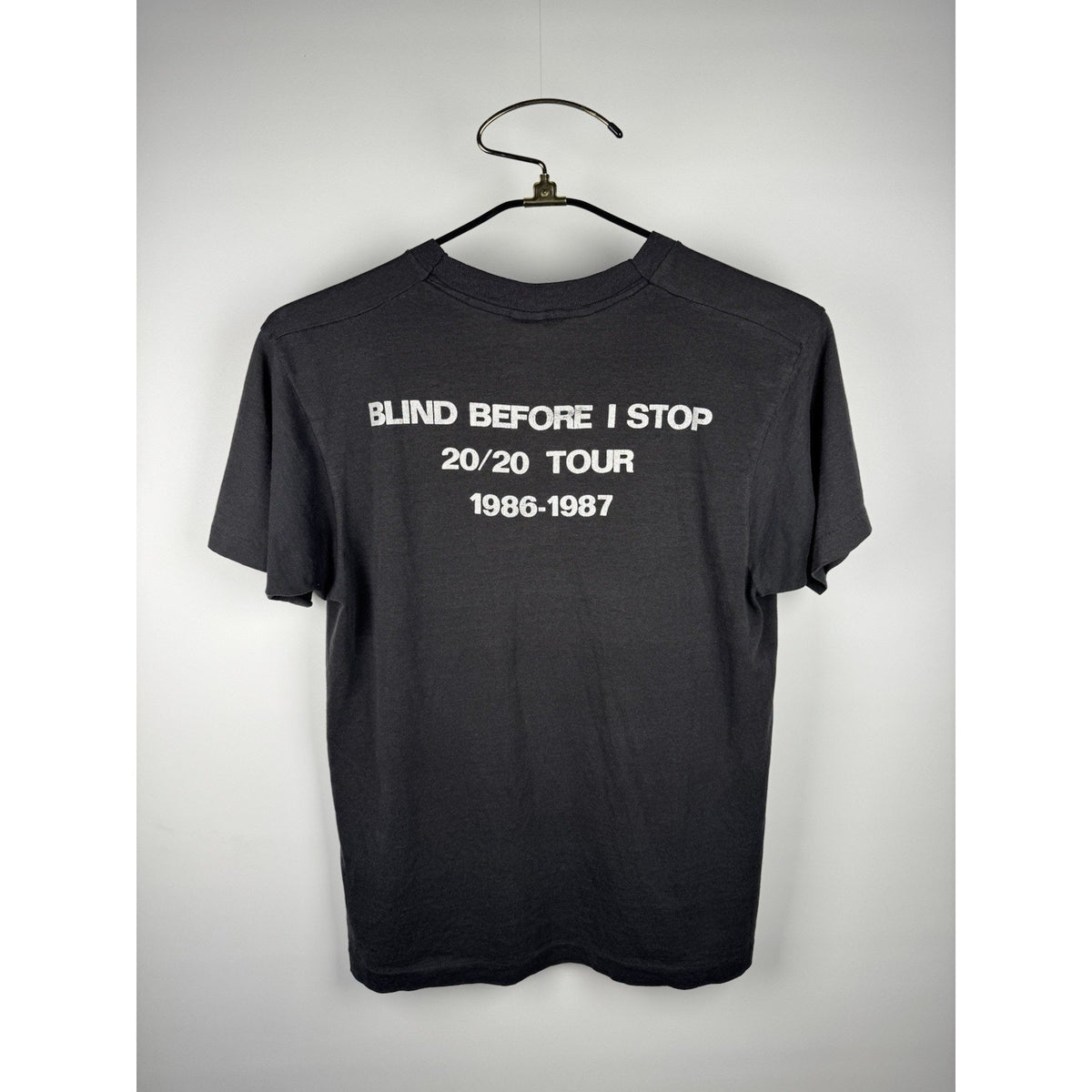 Vintage 1986 Meat Loaf Blind Before I Stop tour tee, Screen Stars, M
