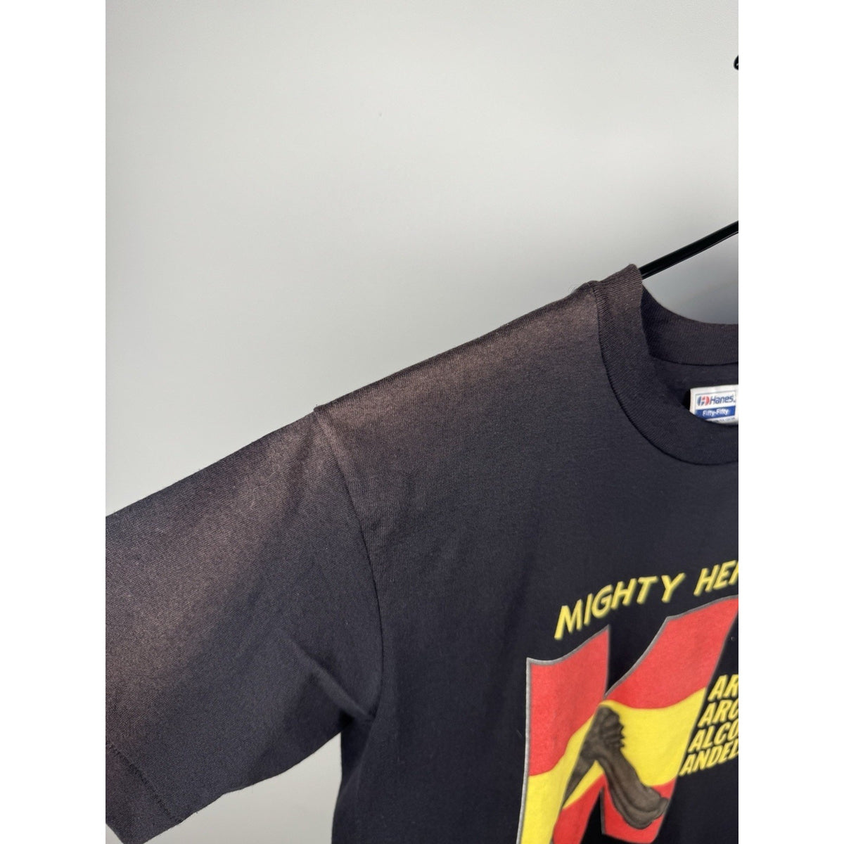 Vintage 90s Mighty Heroes Martin Marcus Malcolm Mandela tee, S