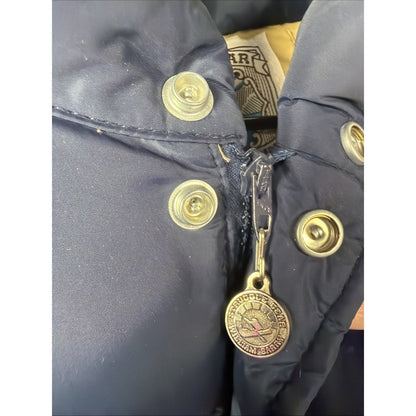Vintage 80s Struggle Gear Goose Down Puffer Jacket Mens XL Blue USA Talon Zip