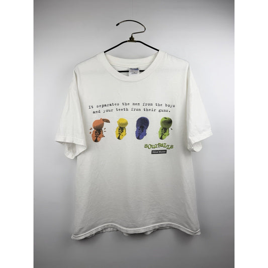 Vintage 2000 Hiram Walker Sourballs Alcohol Drink Promo Art Tee Rare XL 25x29
