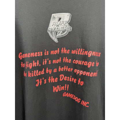 Vintage 90s Gamedog Inc pre Ruff Ryders DMX long sleeve tee, XL