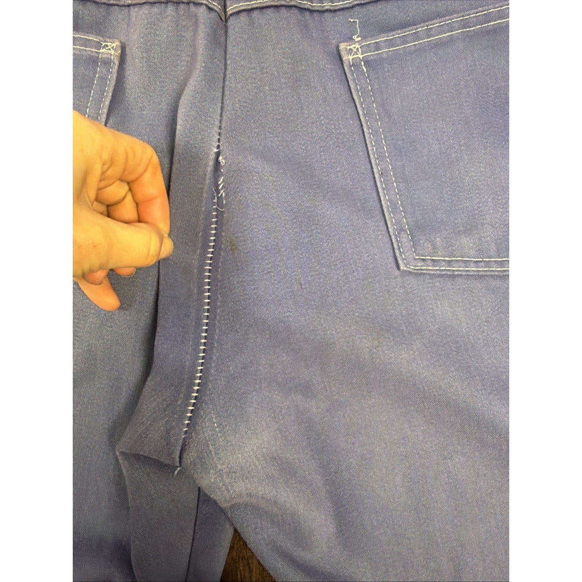 Vintage 70s Sears Jeans Joint bell bottom flares, Scovill zip, 36x28