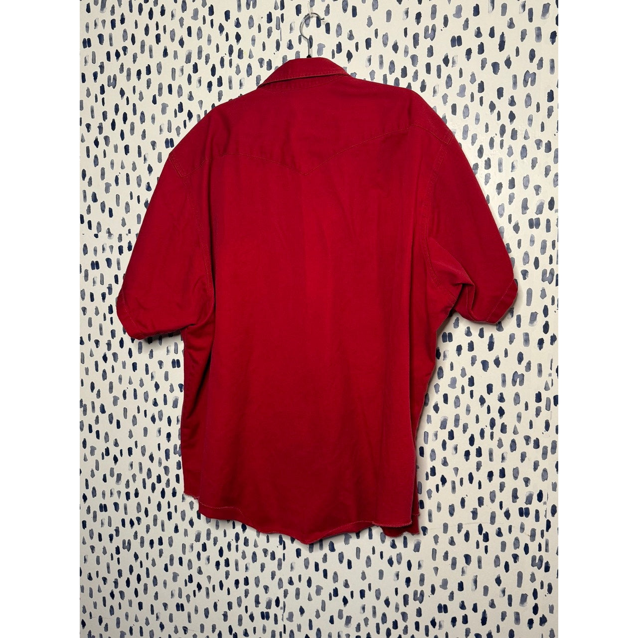 Big ole Cardinal Wrangler, short-sleeve button down (1980s)