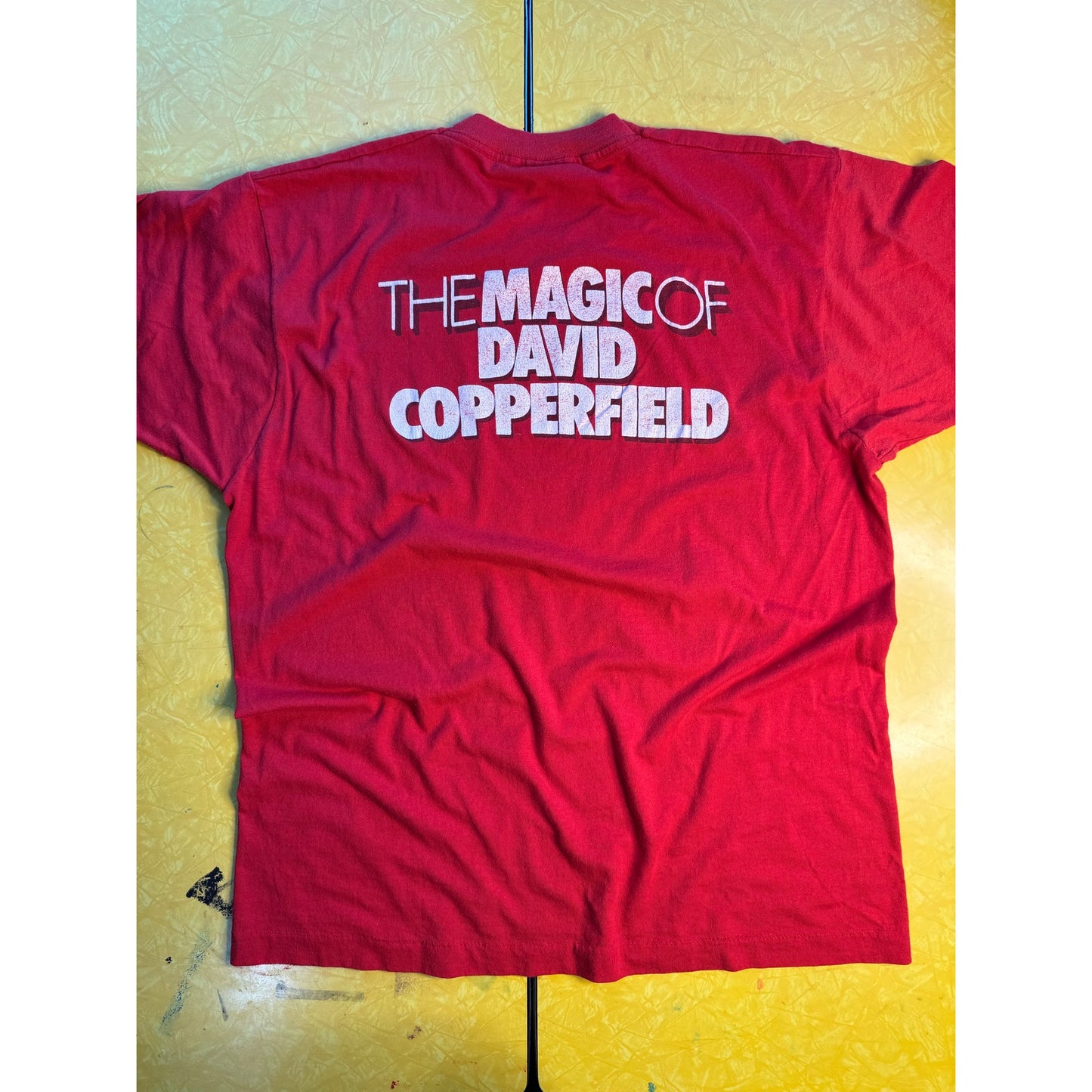 Rare David Coopefield magician signed shirt Large (1980s)