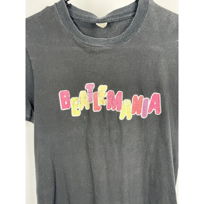 Vintage Beatles 1970’s Beatlemania Broadway Musical Shirt Black Size Small 18x28