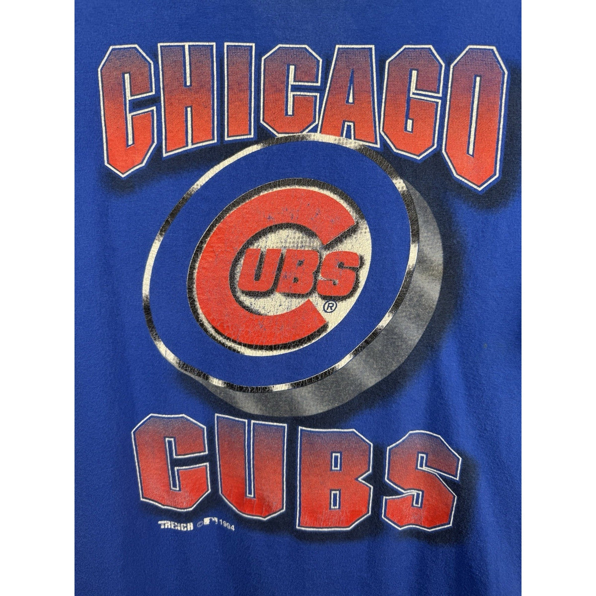 Vintage 1994 Chicago Cubs bullseye logo tee, Trench, made in USA, XL