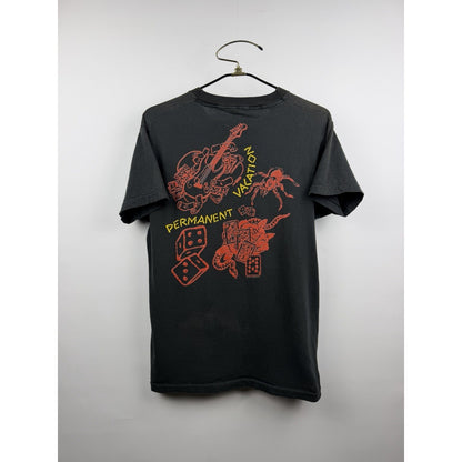 Vintage 1989 Aerosmith Permanent Vacation Tee Tattoo Flash Double Sided XL 22x29