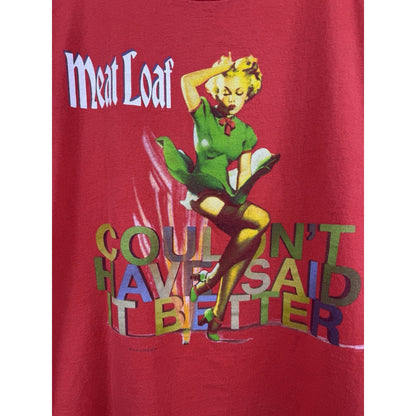 Vintage 2003 Meat Loaf ‘Couldn’t Have Said It Better’ Last World Tour XL 23x27