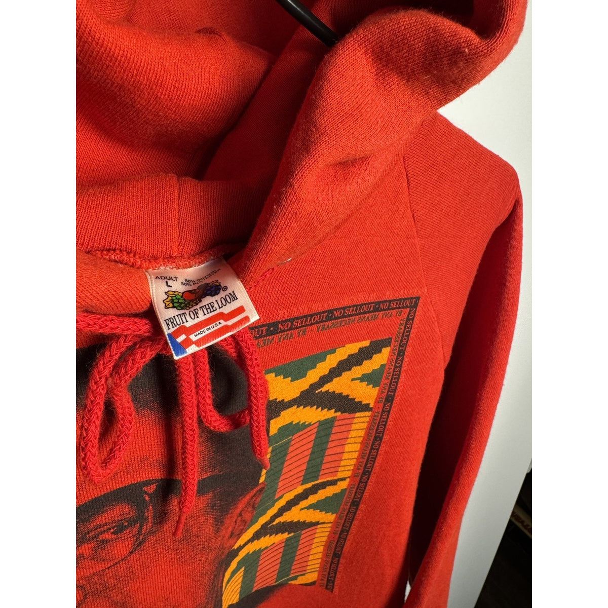 Vintage 1992 Malcolm X No Sellout x Any Means Necessary Sweatshirt Large 23x28
