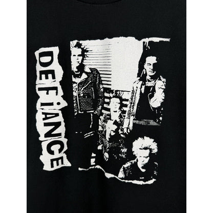 Vintage 1998 Defiance anarcho punk tee, Portland Oregon, crust punk, L