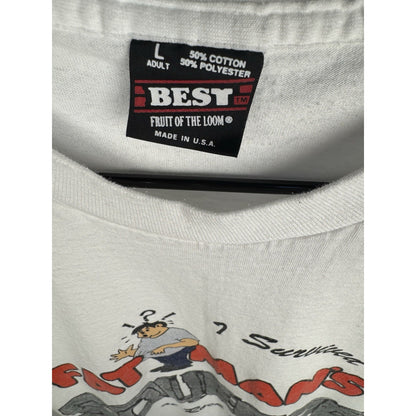 Vintage 90s Rock City Fat Man's Squeeze tee, single stitch, L