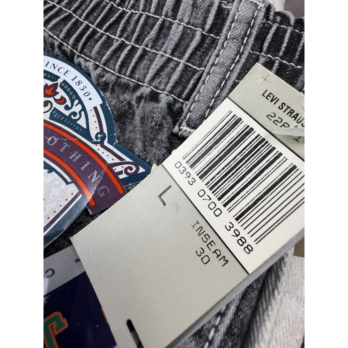 Vintage 90s Levi's SilverTab acid wash jeans, deadstock, 32x30