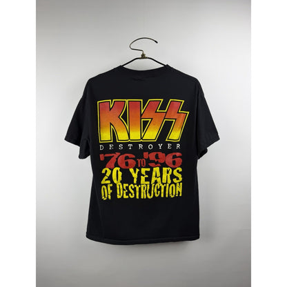 Vintage 1996 KISS Destroyer 20 Years of Destruction tour tee, L