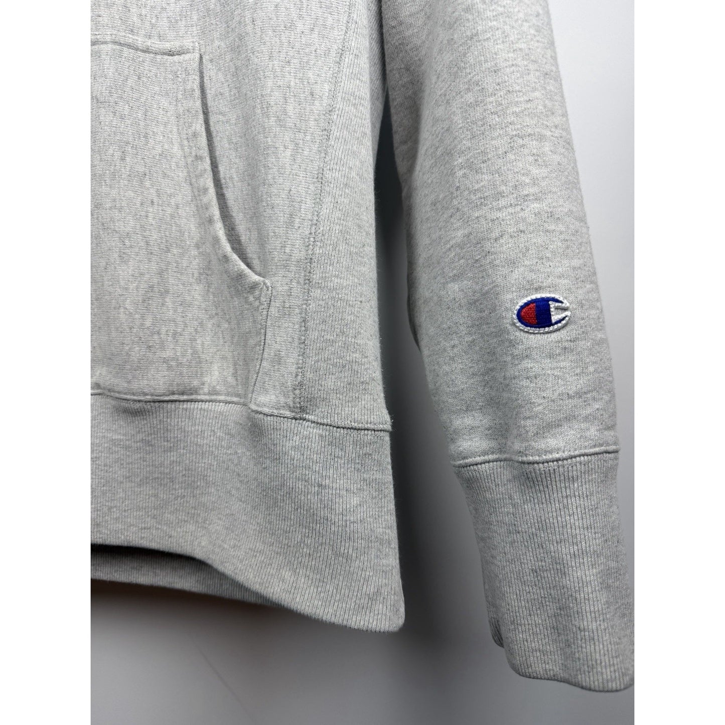 Vintage 1970’s Champion Reverse Weave Spellout Hoodie Sweatshirt Medium 21x25