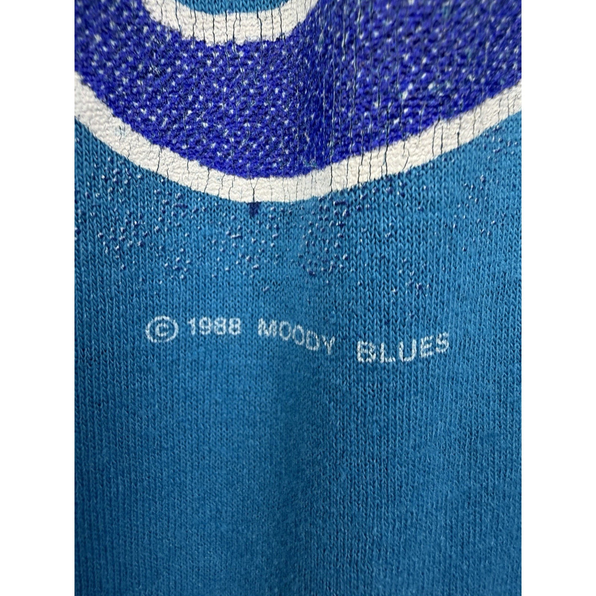 Vintage 1988 Moody Blues Sur La Mer tour tee, single stitch, M