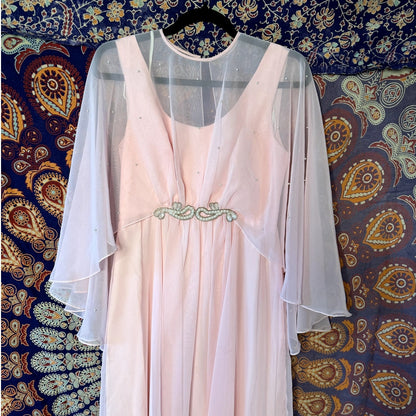 Persephone's day dream, pink angel gown (1960s)